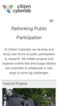 Mobile Screenshot of citizencyberlab.org